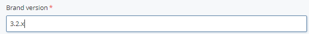 brand version in settings block