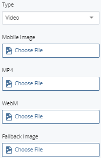 video banner files/fallback images