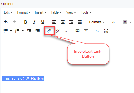 button text and edit/insert link
