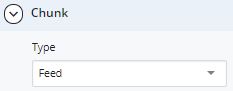 feed chunk type selection