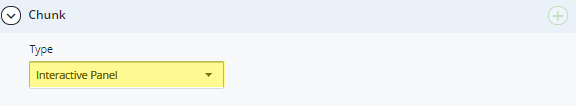 interactive panel chunk type