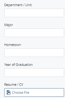 profile fields 